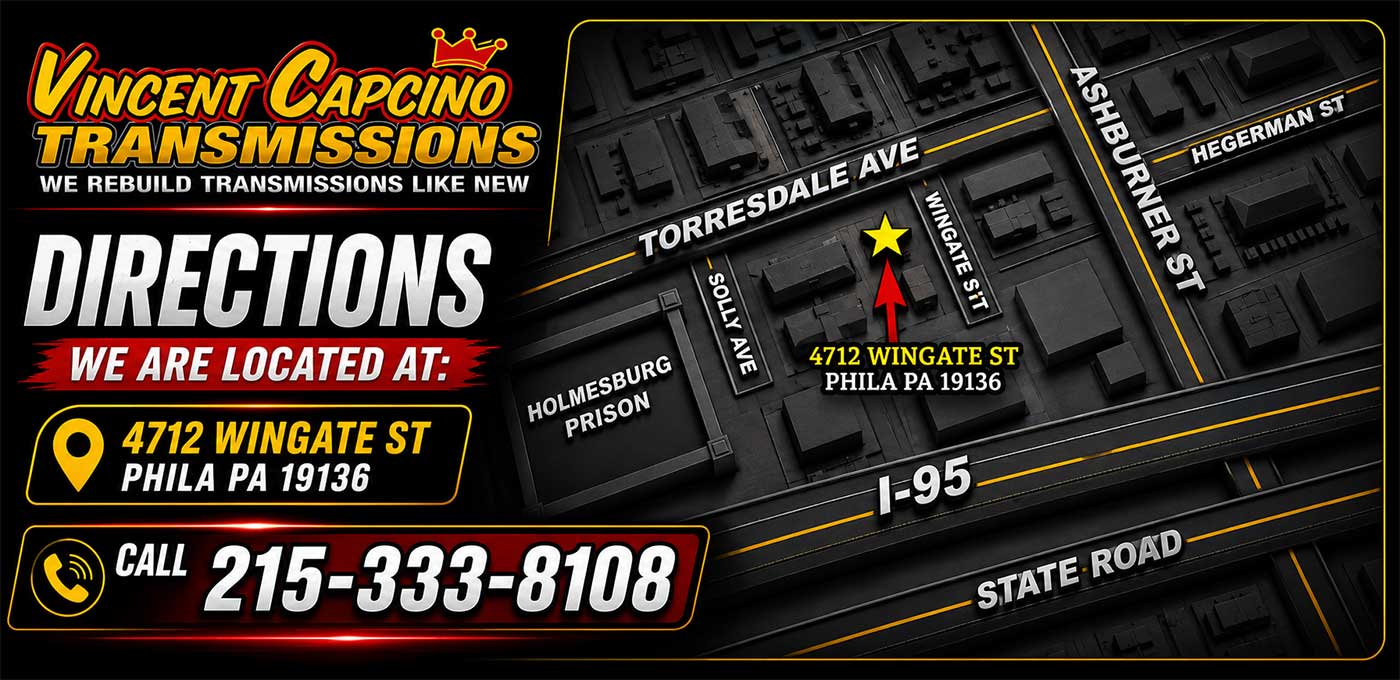 Vincent Capcino transmissiovns has been servicing in Philadelphia for over 25 years
